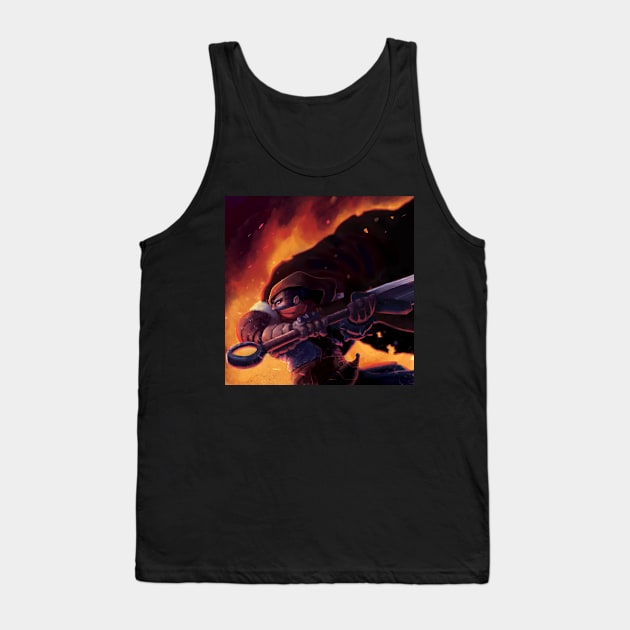 Warrior Tank Top by colmscomics